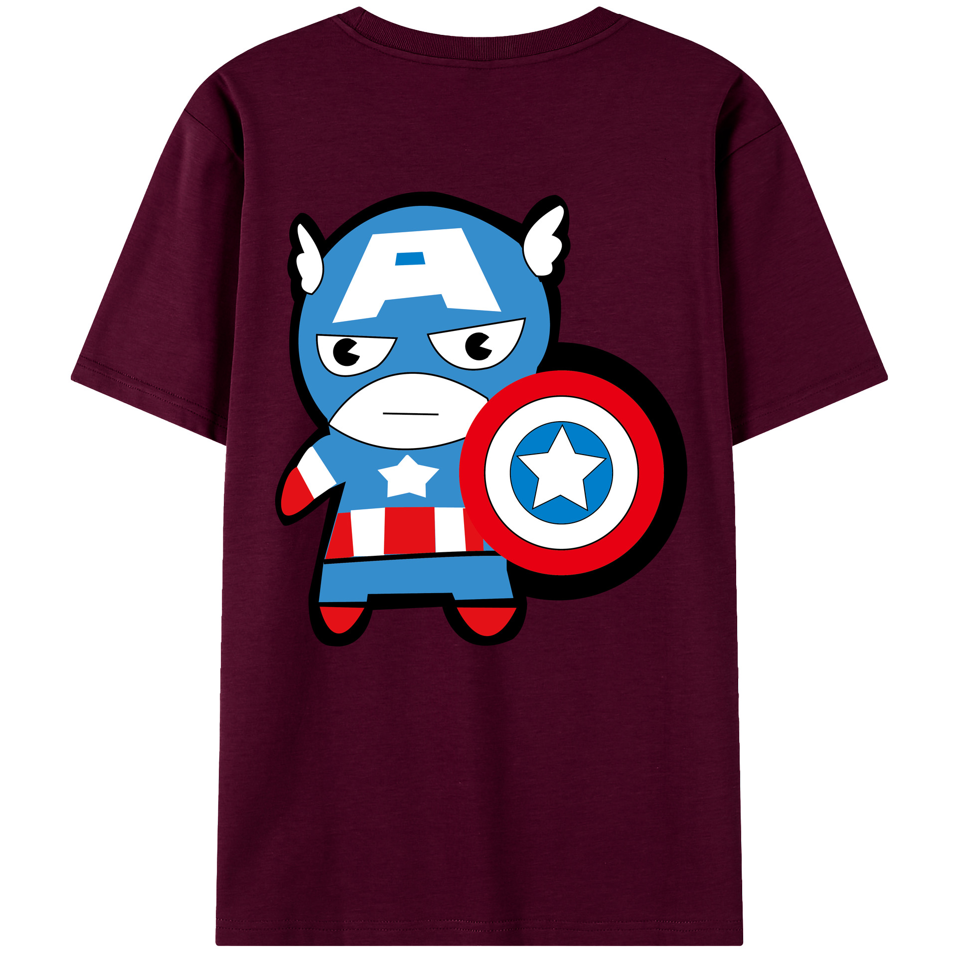 （画像用） アベンジャーズ The Avengers レディース半袖Tシャツ(バックプリント)